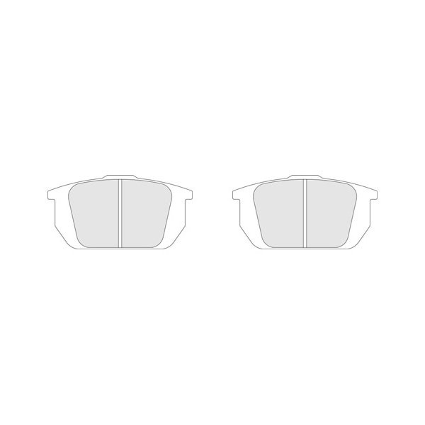 Plaquettes de Frein CL Brakes RC6 arrière ALFA ROMEO 33 1.7 4x4 16V de 90 à 94 - CL-4030-RC6 - 4030 RC6 - 3661768388303