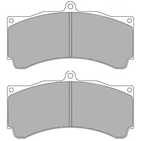 Ferodo DS3000 Brake Pads AP-CP5070D54 - F-RP3077Z - FRP3145ZB - 3661768388785