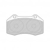Plaquettes de frein Ferodo DSUNO avant pour Abarth 500 / 595 / 695 1.4 (312.AXF11) 08.08 -  étrier Brembo