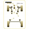 Silent-Bloc Powerflex Black Support Moteur Inférieur Ford Fiesta MK6 (1 Pièce)