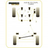 Silent-Bloc Powerflex Black Barra Anti-Rollio Anteriore Esterno Audi 80 / 90 24mm (2 Pezzi)