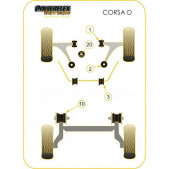 Powerflex Bushing Black Front Anti-Roll Bar 19mm Opel Corsa D (2 Pieces)