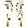 Silent-Bloc Powerflex Black Sospensione Quadrilatero Anteriore Volkswagen Golf 2 / 3 / 4 (2 Pezzi)