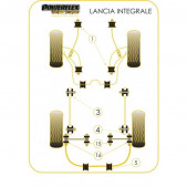 Silent-Bloc Powerflex Black Ring Anti-Roll-Stange hinten innen Lancia Delta 16S (2 Stück)
