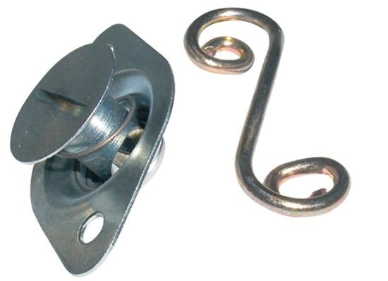 Fixation / Attache DZUS 1/4 de tour EHF6-50 + Crochet - AS-DZUS - TEHF6-50+TS6-275 - 3661768031858