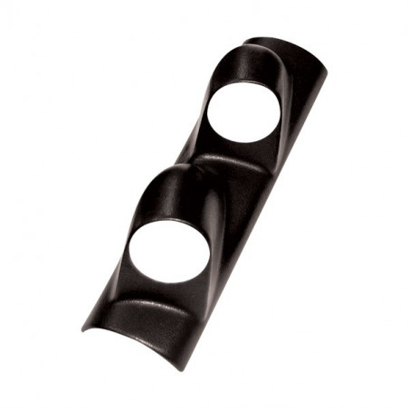 Support GT2i Race & Safety pare-brise 2 manomètres noir