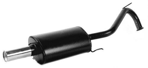Endstücke / Schalldämpfer Renault Clio 16S/W CEE-geprüft Auslass 76mm - O-QD-RE734-R - 3661768133279