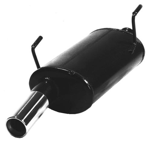 Rear Exhaust / Muffler Peugeot 206 2.0 16S GTI EEC Approved - O-QD-PE730-R - 3661768133125