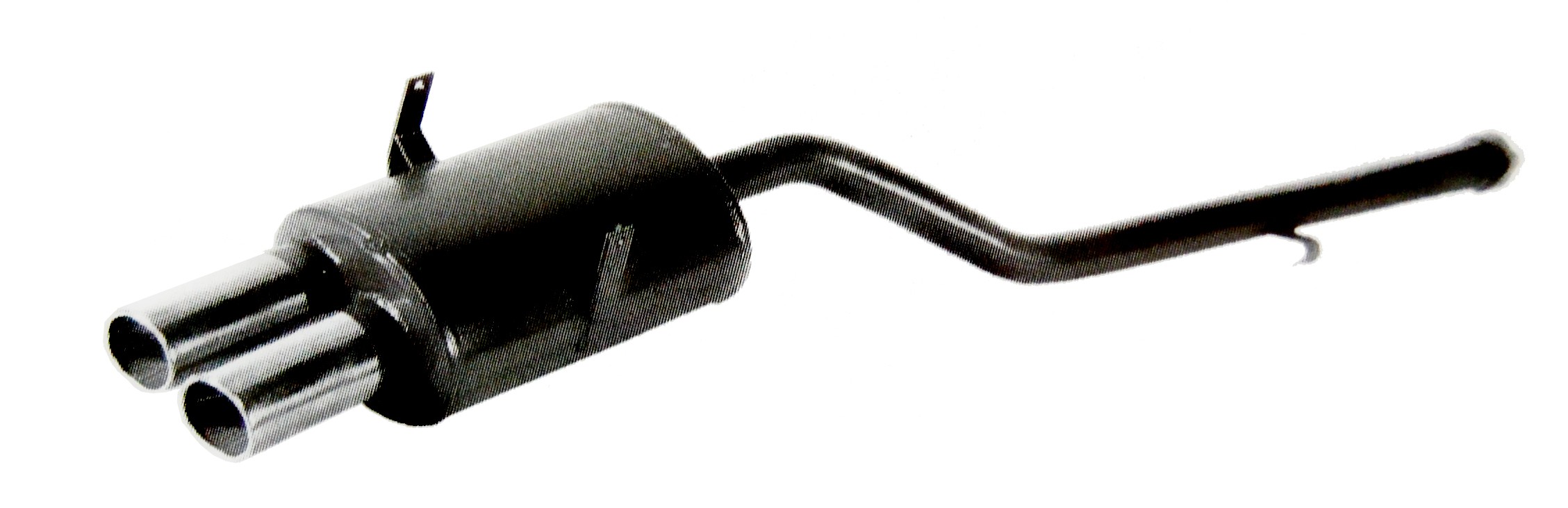 Terminals / Schalldämpfer BMW E36 318I Limousine / Coupé / Cabriolet - O-QD-BM711-2V - 3661768221037