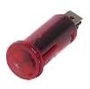 Röhrenförmige Leuchtanzeige Rot 16mm - LU-K104 - 3661768058312