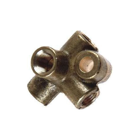 Raccord 4 sorties femelle  Filetage 3/8x24, Chromé