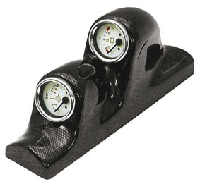 Revotec 2 Gages Bracket Left Look Carbon - REN-SUGM2L - GM2L - 3661768119587