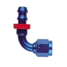 Raccord femelle Goodridge 90° aluminium 3/4x16 JIC