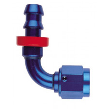 Raccord femelle à emmancher Goodridge 90° aluminium 9/16x18 JIC