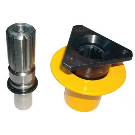 Moyeu FIA escamotable cannelé Racetech 3 trous