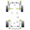 Silent-Bloc Powerflex Lame Avant Ford Capri / Escort MK1 (2 Pièces)