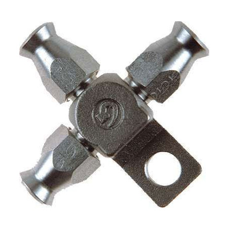 Goodridge 3 females T-piece Dash 03 with fitting