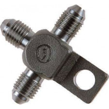 Goodridge 3 males T-piece 3/8X24 JIC / UNF radial mounting