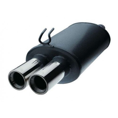 Endstücke / Schalldämpfer Fiat Bravo 1.6 16S EWG-geprüft 2 Endrohre 76mm