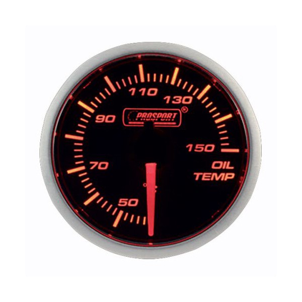 Prosport Oil Temperature Gauge Diameter 52mm 150°C + Probe - CT-TH-004 - 216CLWAOTSM - 3661768318478