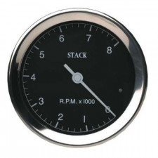 Stack Classic Rev-counter 0-8000 RPM Diameter 80 Black
