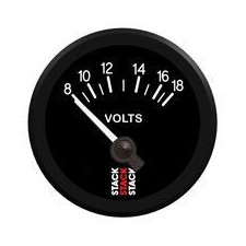 Stack Gauge Voltmeter 8-18 volts Electric