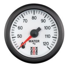 Stack Water Temperature Gauge 40-125°C 10x100 Pro Electric White Background