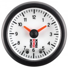 Stack Analog Clock White Background Mano