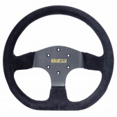 Volant Sparco R353 Peau retournée Noir