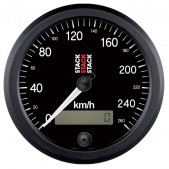 Stack Speedometer 0-260km/h Black