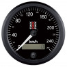 Stack Speedometer 0-260km/h Black