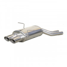 Terminaux / Silencieux Inoxcar Inox BMW 320i E46 2x90x70mm