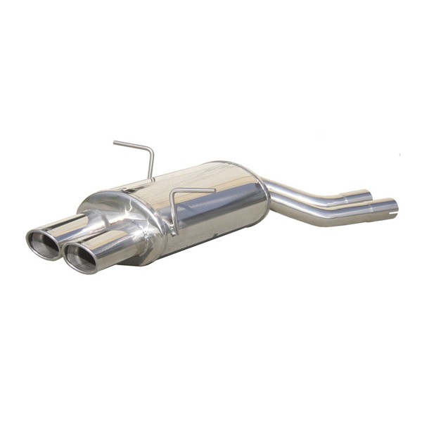 Inoxcar Stainless Steel Rear Exhaust / Muffler BMW 320i E46 2x90x70mm - IC-OVBM0890 - OVBM.08.90 - 3661768205976