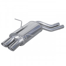 Terminaux / Silencieux Inoxcar Inox BMW E46 325ci 2x90/70mm