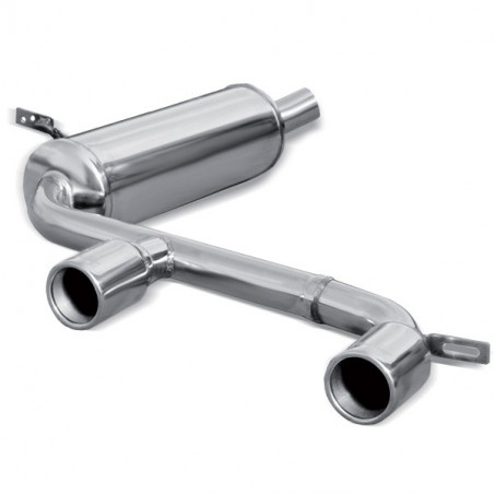 Endstücke / Schalldämpfer Inoxcar Inox Renault Megane II 2.0 DCi GT Austritt 2x80mm