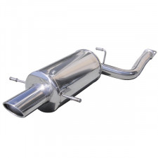 Terminaux / Silencieux Inoxcar Inox Subaru Impreza 2.0 GT Turbo Avant 2000 Sortie 120x80mm
