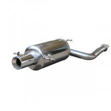 Scarico / Silenziatore Inoxcar Inox Subaru Impreza 2.0 GT Turbo Prima di 2000 Uscita 1x102mm