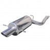 Inoxcar Stainless Steel Rear Exhaust / Muffler Subaru Impreza 2.0 GT Turbo Before 2000 Outlet 120x80mm