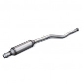 Inoxcar Stainless Steel Central Pipe with Muffler Peugeot 106 1.6 16V After 2001