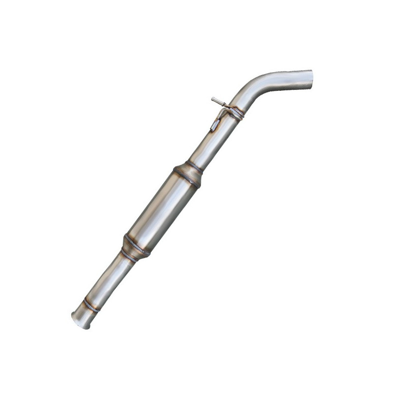 Inoxcar Stainless Steel Central Pipe with Flame Guard Renault Clio 4 RS After 2013 - IC-TCCLIOFS - TCCLIOFS - 3661768424889