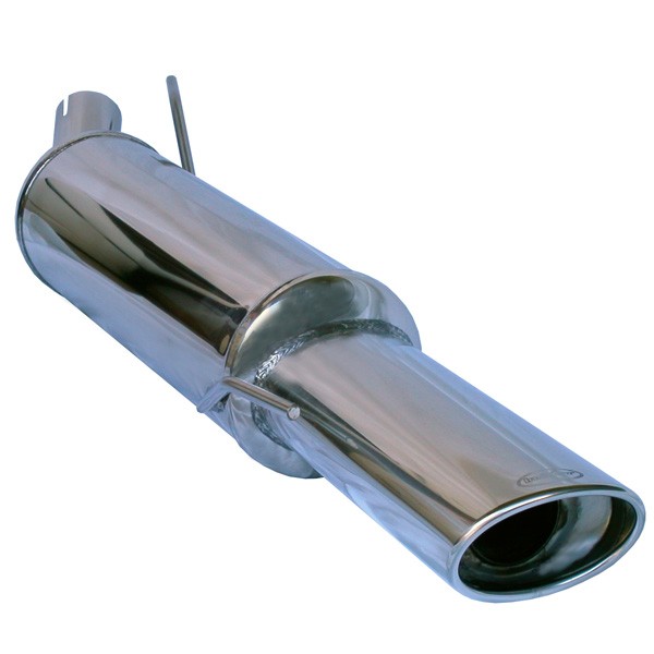 Inoxcar Stainless Steel Rear Exhaust / Muffler Volkswagen Golf 3 1.9 TDi 120x80mm - IC-WGO18120 - WGO.18.120 - 3661768309933