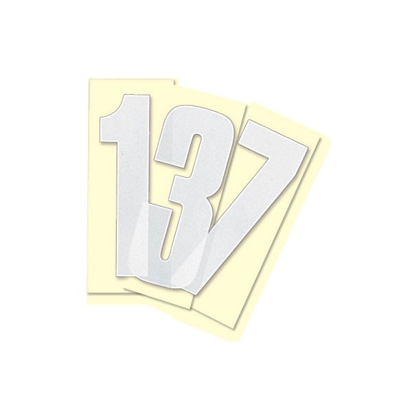 Number Sticker 0 White - KAR-474-0 - 3661768094143