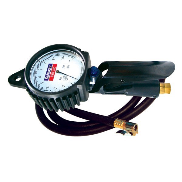 Schrader Univ'Air Mechanic Air Pump Gage 0.7-11 Bars - SCH-39700-00 - 39700-00 - 3661768421840