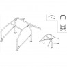 Arceau de Sécurité Sparco Peugeot 206 Après Septembre 1998 6points 23kg