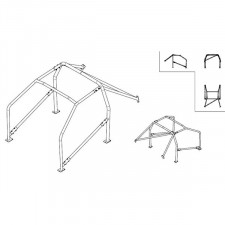 Arceau de Sécurité Sparco Nissan 240 Sx 1989-1994 Fe45