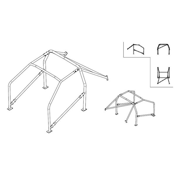 Sparco Roll Cage Nissan 200SX S14 - 00723192 - 00723192 - 8033280112714