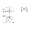 Sparco Roll Cage Peugeot 206 Weld-in (HES1090404) 37kg - GT2i