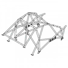 Rollbar di Sicurezza Sparco Subaru STi Dicembre 2000-Febbraio 2007