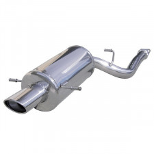 Inoxcar Stainless Steel Rear Exhaust / Muffler Subaru Impreza WRX After 2003 225cv Outlet 1x120mm