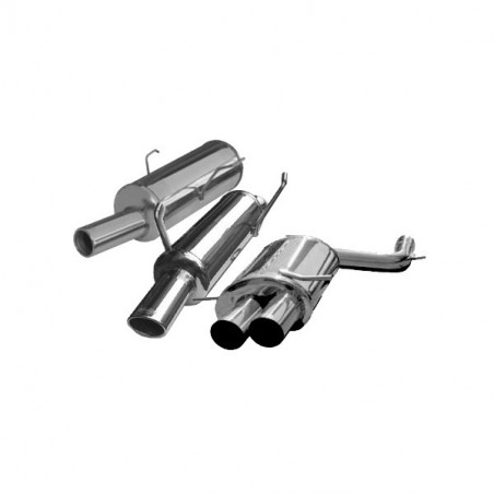 Cat Back Inoxcar Peugeot 206 S16 99-04 136CH 55mm
